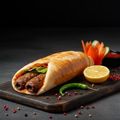 Beef Veal Kabab Roll